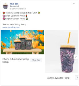 facebook ad examples java sok 1