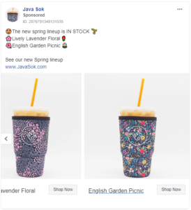 facebook ad examples java sok 2