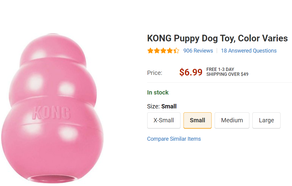 chewy.com kong  dog toys