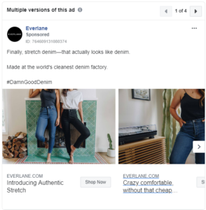 facebook ad examples everlane 1