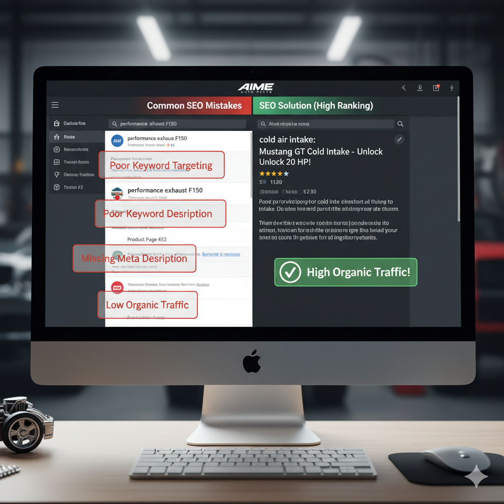 7 SEO Mistakes Killing Your Auto Parts Website Traffic