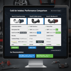 How to Create Product Comparison Tools That Drive Sales