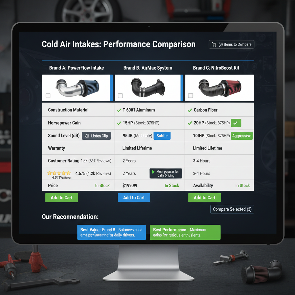 How to Create Product Comparison Tools That Drive Sales