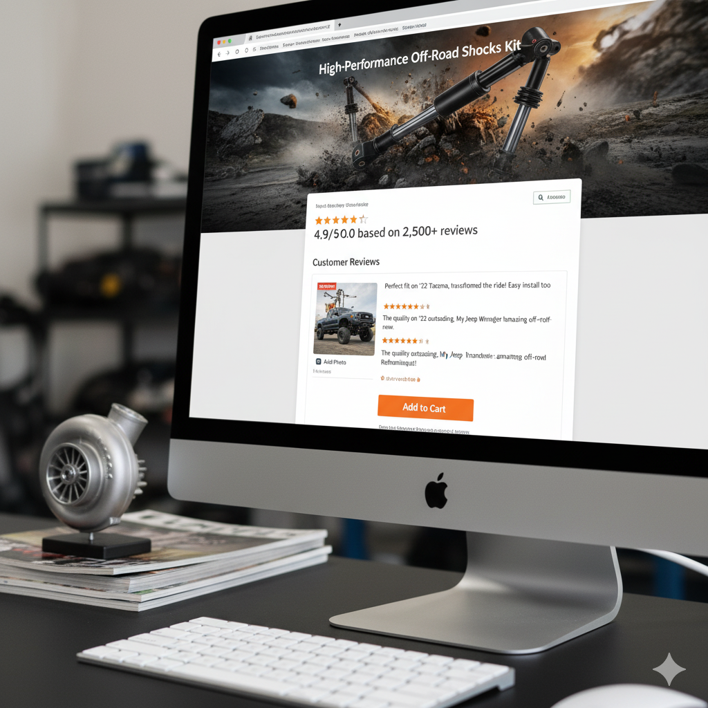 How to Use Customer Reviews to Increase Auto Parts Sales by 35%